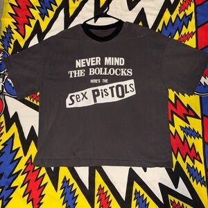 Vintage Sex Pistols “Never Mind The Bollocks” Cropped T Shirt